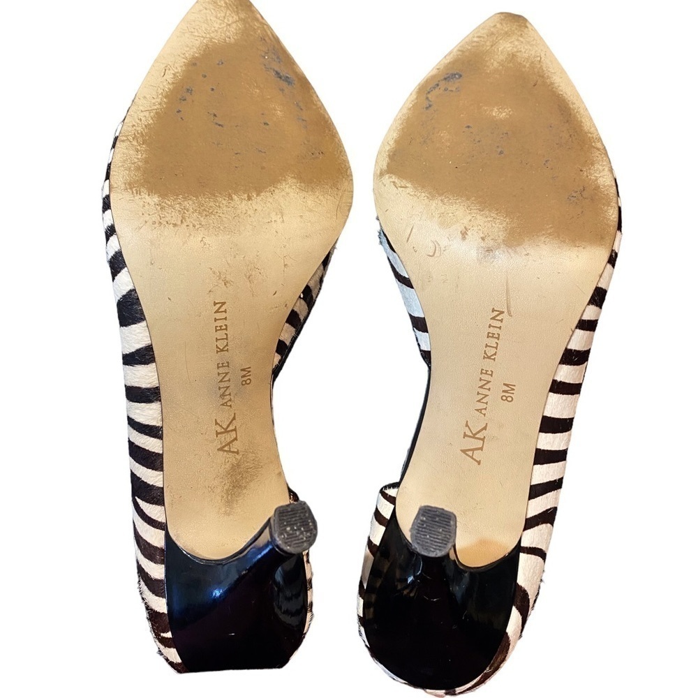 Anne Klein Zebra Print Heels l Women’s Size 8 Shoes - Picture 5 of 5
